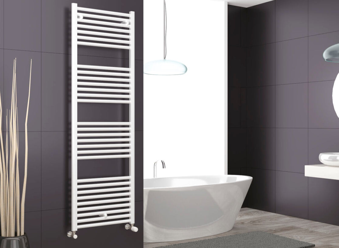 CORDIVARI SCALDASALVIETTE LISA 25 DRITTO VERNICIATO BIANCO VARIE MISURE DISPONIBILI