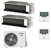Condizionatore Climatizzatore Panasonic Dual Split Inverter Canalizzato R-32 12000+12000 12+12 Con CU-2Z50TBE
