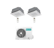 Condizionatore Climatizzatore Hisense Dual Split Inverter a Cassetta 9000+9000 Con 2AMW52U4RXC