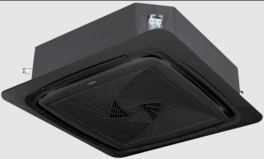Condizionatore Climatizzatore Haier Cassetta 90x90 Round Flow R-32 43000 BTU ABH125K1ERG(H) NERO Monofase Con Telecomando Infrarossi