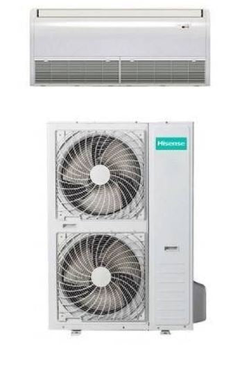 Condizionatore Climatizzatore Hisense Inverter A Pavimento/Soffitto Monosplit R-32 AUV125UR4RC8/AUW125U6RN8-T 42000 BTU