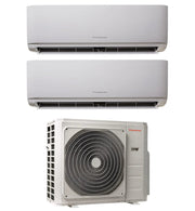 Condizionatore Climatizzatore Immergas Dual Split Inverter R-32 Serie Thor 9000+9000 Con 18 DUAL BTU Wi-Fi Optional