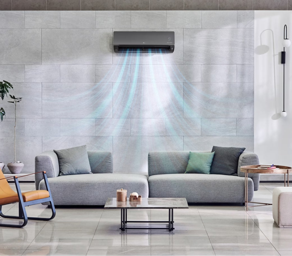 Condizionatore Climatizzatore LG Dual Split Inverter R-32 ArtCool Uv Nano Mirror 9000+12000 Btu con MU2R17 U13 Wifi integrato 9+12