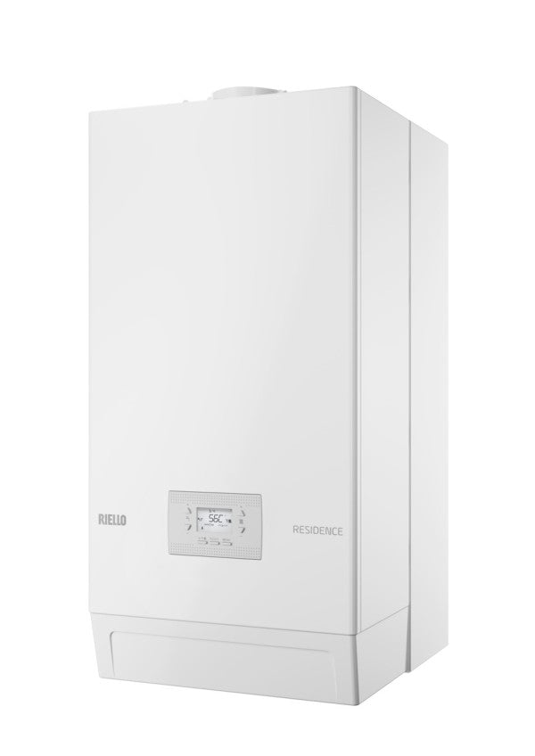 Caldaia a Condensazione Riello Residence Aqua 25 BIS Con Accumulo 25 kW Cod. 20212846 - Completo di Kit Scarico Fumi