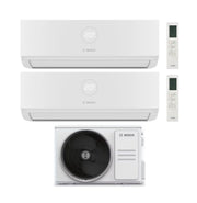 Condizionatore Climatizzatore Junkers Bosch Dual Split Inverter R-32 Serie Climate 4000i 9000+9000 BTU Con 5000M 53/2 E Wi-Fi Optional