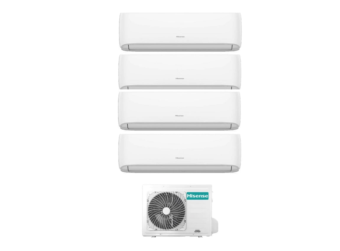 Condizionatore Climatizzatore Hisense Quadri Split Inverter R-32 Hi-Comfort 9000+9000+9000+18000 Con  5AMW105U4RQC WiFi Integrato 9+9+9+18