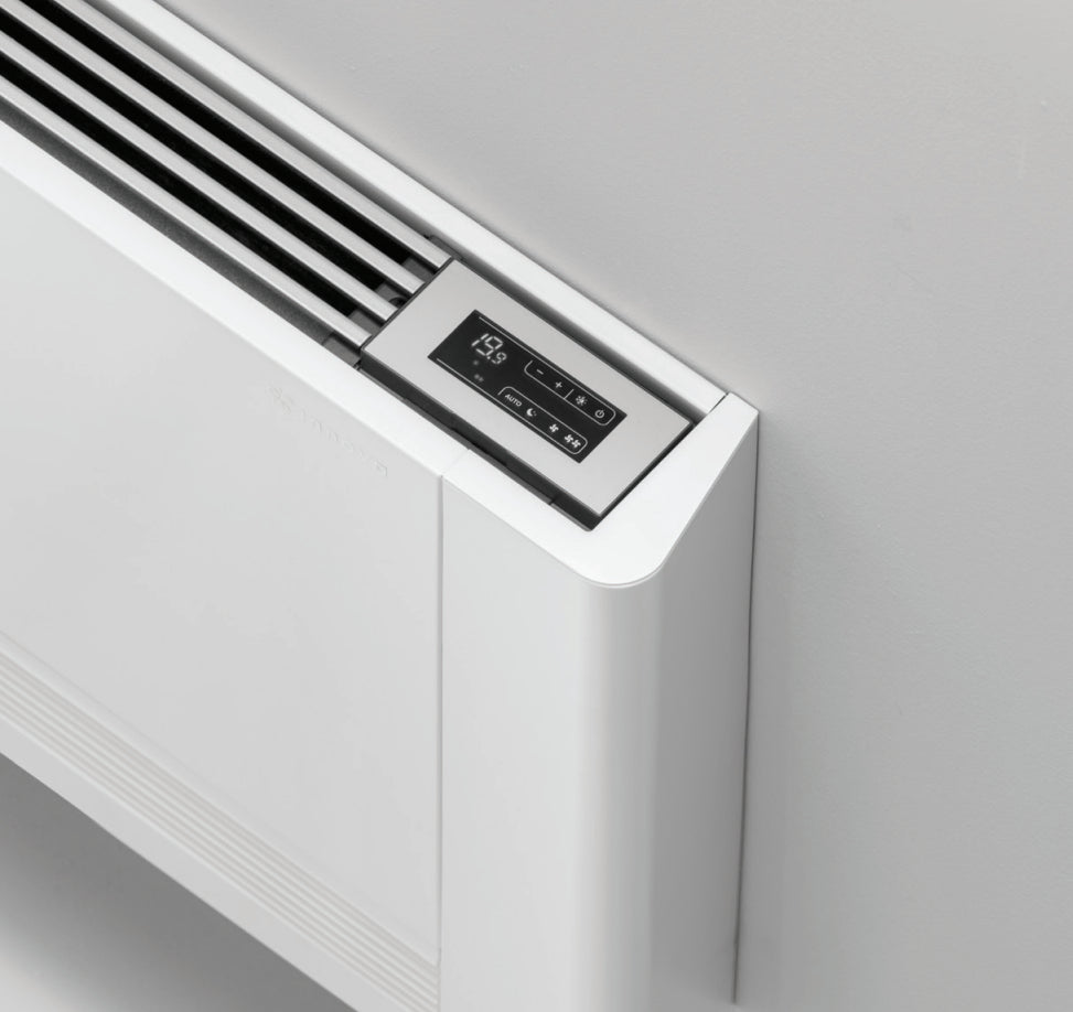 Pannello Comando a Bordo 4 Velocità Smart Touch LCD Con termostato a modulazione continua ECA644II per Ventilconvettori Innova