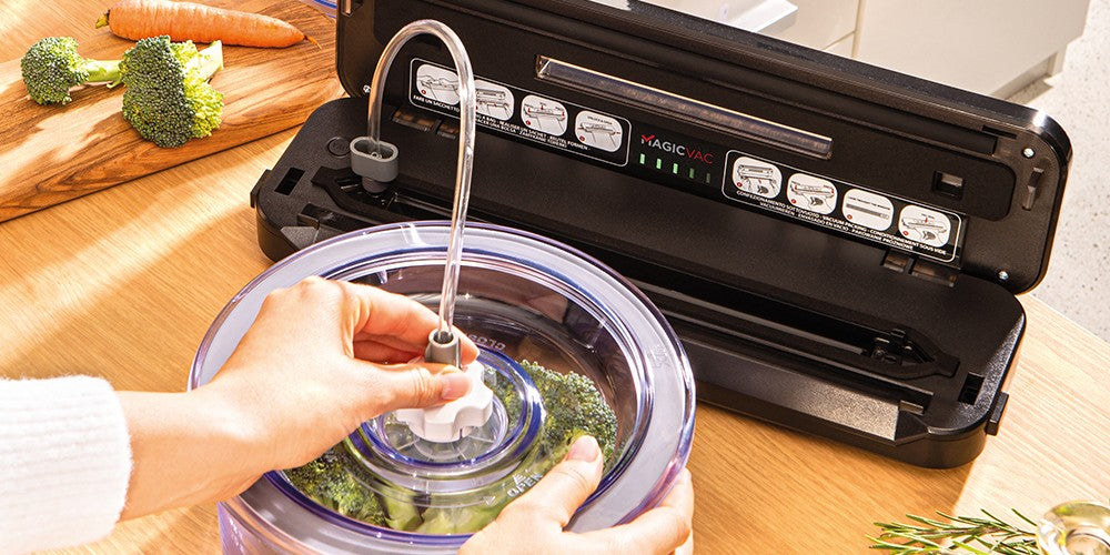 Macchina Per Sottovuoto Magic Vac Compact 110W 9 l/min Corpo in ABS