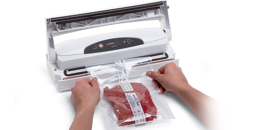 Macchina Per Sottovuoto Magic Vac Modello Genius 300W Corpo in ABS Completamente Automatica