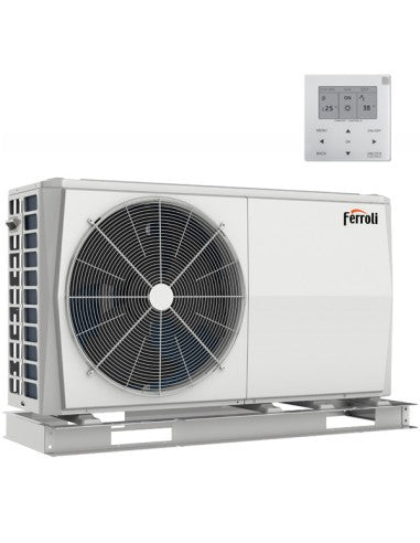 Pompa di Calore Monoblocco Ferroli Monofase Reversibile Modello OMNIA M 3.2 da 12 Kw Cod. 2CP000EF - Con Compressore Comprensivo di Comando e Wi-Fi Integrato