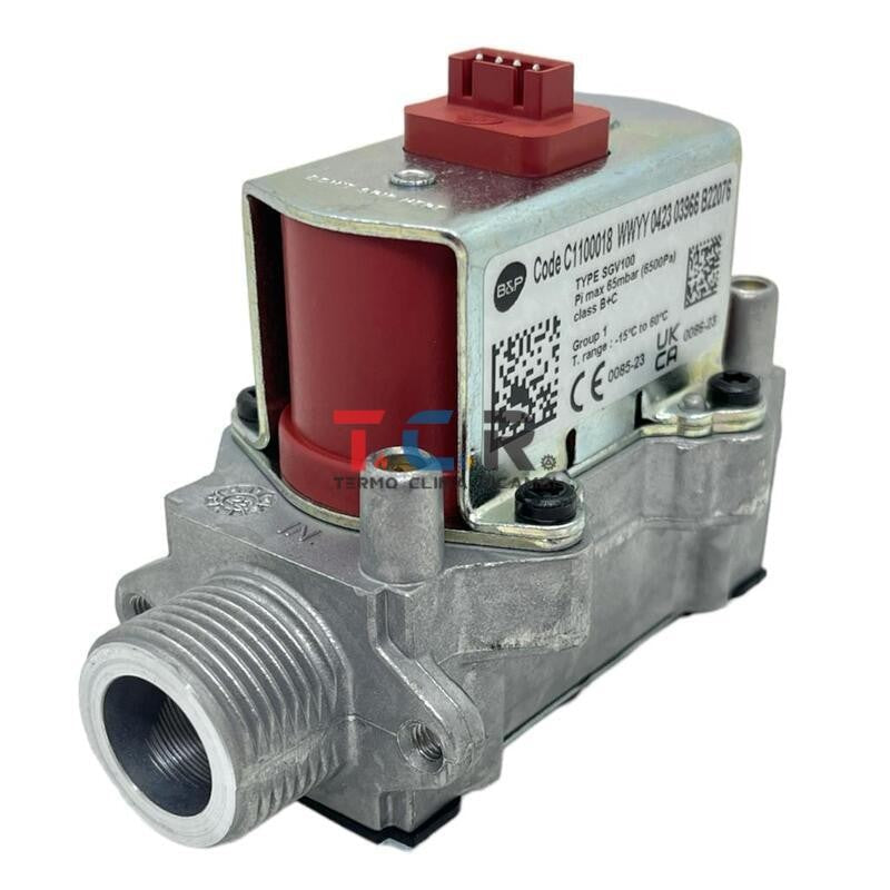 Valvola a Gas Attacco 3/4" Originale Ariston SGV100 C1100018 Cod. 65116557