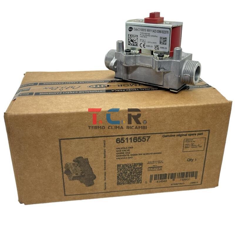 Valvola a Gas Attacco 3/4" Originale Ariston SGV100 C1100018 Cod. 65116557