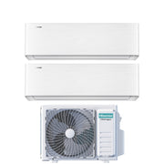 Condizionatore Climatizzatore Hisense Dual Split Inverter R-32 Serie Energy Pro X 9000+9000 BTU Con 2AMW42U4RGC Wi-Fi Integrato