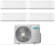 Condizionatore Climatizzatore Hisense Quadri Split Inverter R-32 Serie Energy Pro X 9000+9000+9000+9000 BTU Con 4AMW81U4RJC Wi-Fi Integrato 9+9+9+9