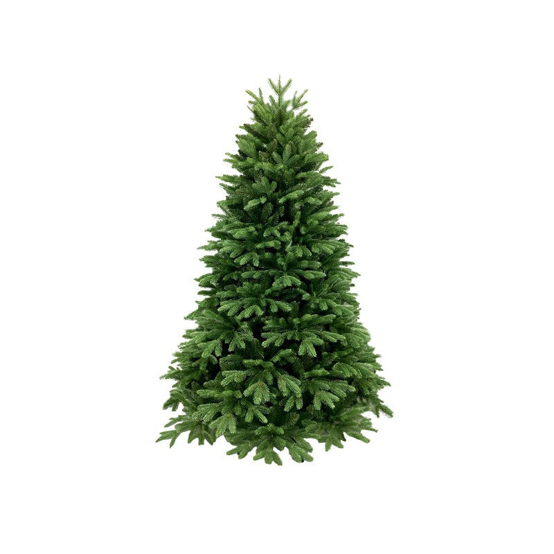 Albero di natale artificiale abete ecologico altezza 180 cm colore verde Mod. Gubbio