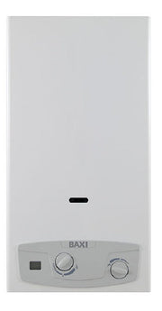 Scaldabagno a gas istantaneo camera aperta Baxi Acquaprojet + Blue 11i Metano - Cod. A7698573 **PROMO**