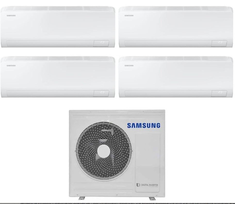 Condizionatore Climatizzatore Samsung Quadri Split inverter Cebu S2 Wi-Fi R-32 7000+7000+7000+7000 BTU Con AJ080TXJ4KG