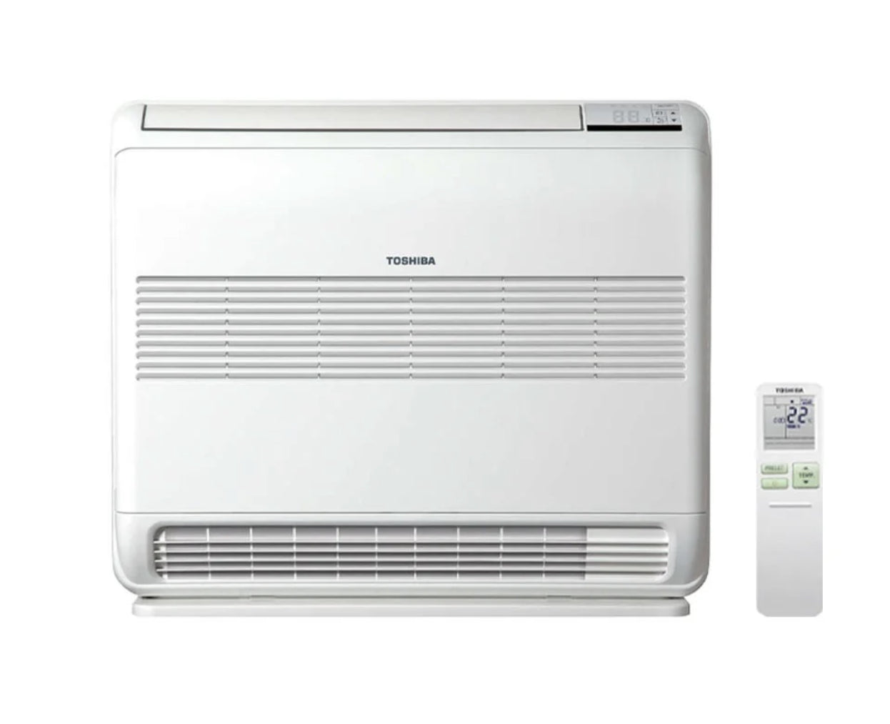 Condizionatore Climatizzatore Toshiba Monosplit Inverter Console Pavimento R-32 13000 Btu RAS-B13J2FVG-E Wi-Fi Optional