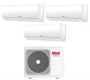 Condizionatore Climatizzatore Riello Trial Split Aaria Plus I R-32 9000+9000+12000 Btu Con U.Esterna 355 PI Wi-Fi Integrato