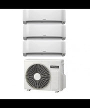 Condizionatore Climatizzatore Hitachi Trial Split Inverter R-32 airHome 400 7000+7000+9000 BTU Con RAM-G68N3HA(B)E Multi Pro G Wi-Fi Integrato 7+7+9