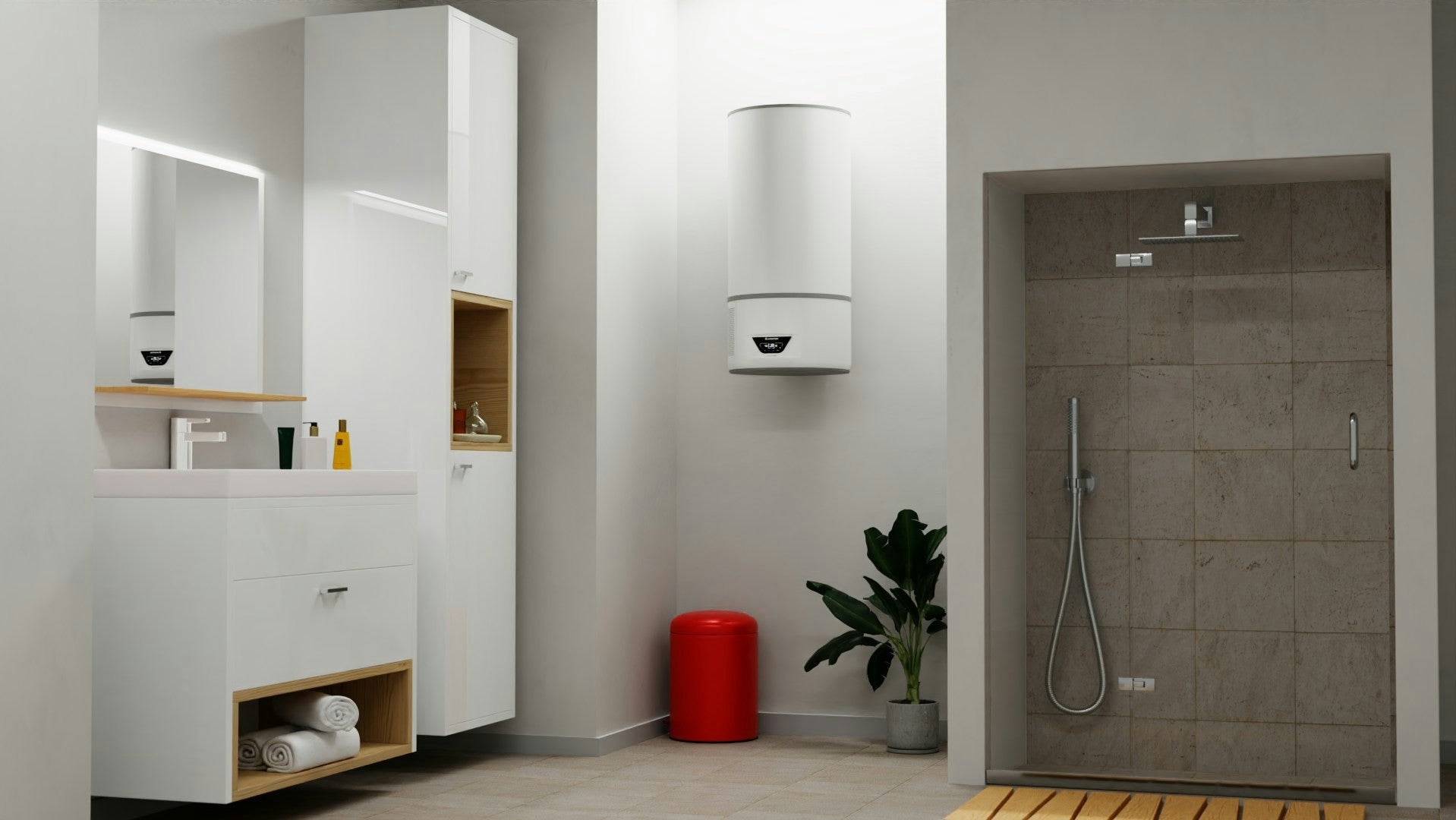 Scaldabagno Ariston a Pompa Di Calore Lydos Hybrid Wi-Fi 80 LT - Cod. 3629064