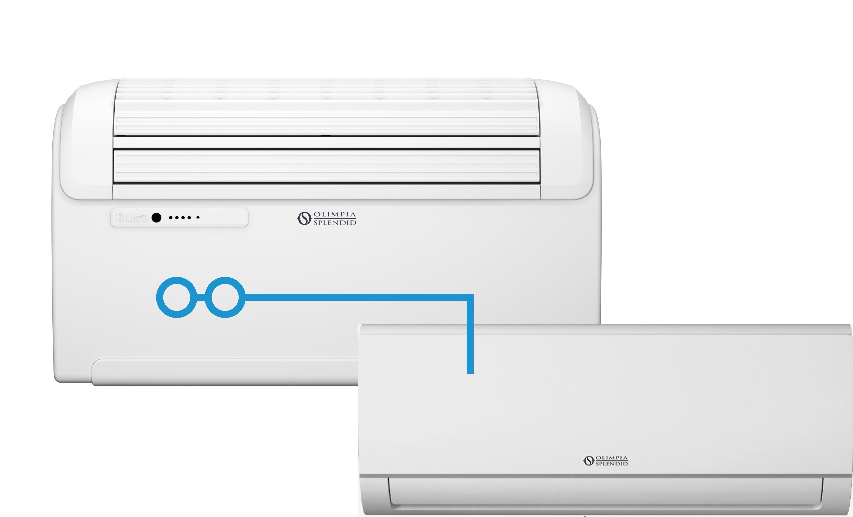 Condizionatore Climatizzatore Olimpia Splendid Dual Split Unico Twin Master + Wall 9000+9000 BTU