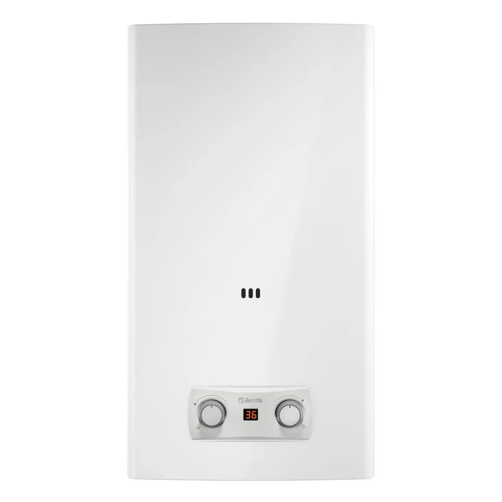 Scaldabagno a Gas Beretta Fonte LX 11 P Low Nox 11 Lt GPL Cod. 20213228 - Camera Aperta
