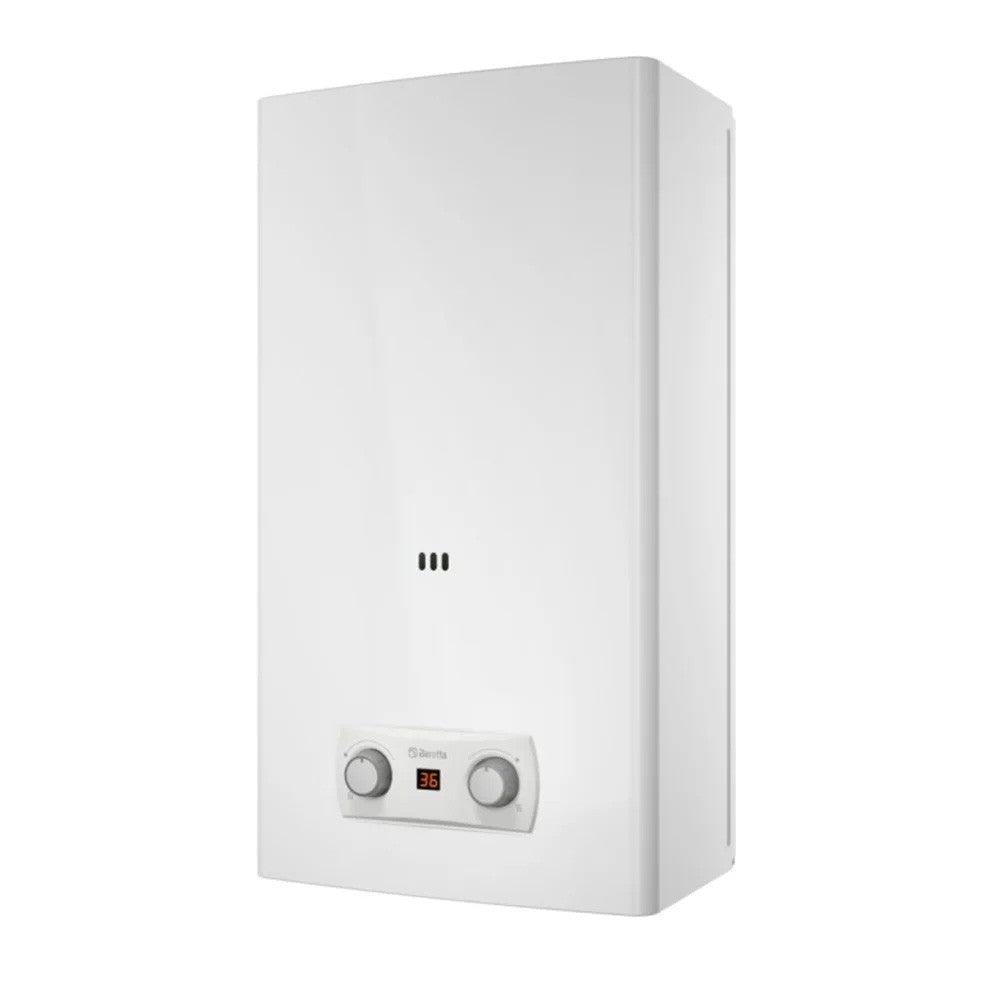 Scaldabagno a Gas Beretta Fonte LX P 14 Low Nox 14 Lt Metano Cod. 20213233 - Camera Aperta