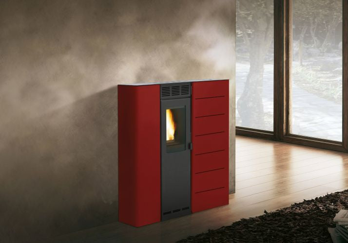 Stufa a Pellet ad Aria Palazzetti Ecofire Violetta 7 Kw - Vari Colori