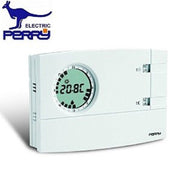 Perry Electric cronotermostato da parete analogico digitale settimanale 3V serie Easy