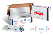 Pucciplast Rinnova Kit Di Trasformazione Per Placche Serie Eco CROMO LUCIDO 12 mm Cod. 80179562