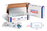 Pucciplast Rinnova Kit Di Trasformazione Per Placche Serie Sara CROMO SATINATO 12 mm Cod. 80179669