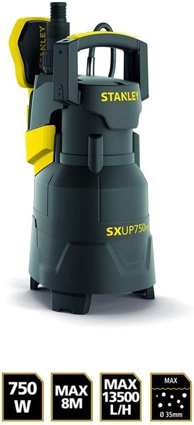 STANLEY Elettropompa SXUP750PTE Per Drenaggio Acque Chiare e Scure