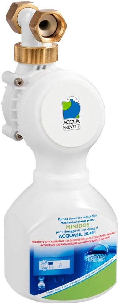 Acqua Brevetti MiniDOS Pompa Dosatrice Volumetrica Meccanica Con Attacchi Dima 1/2 PM009