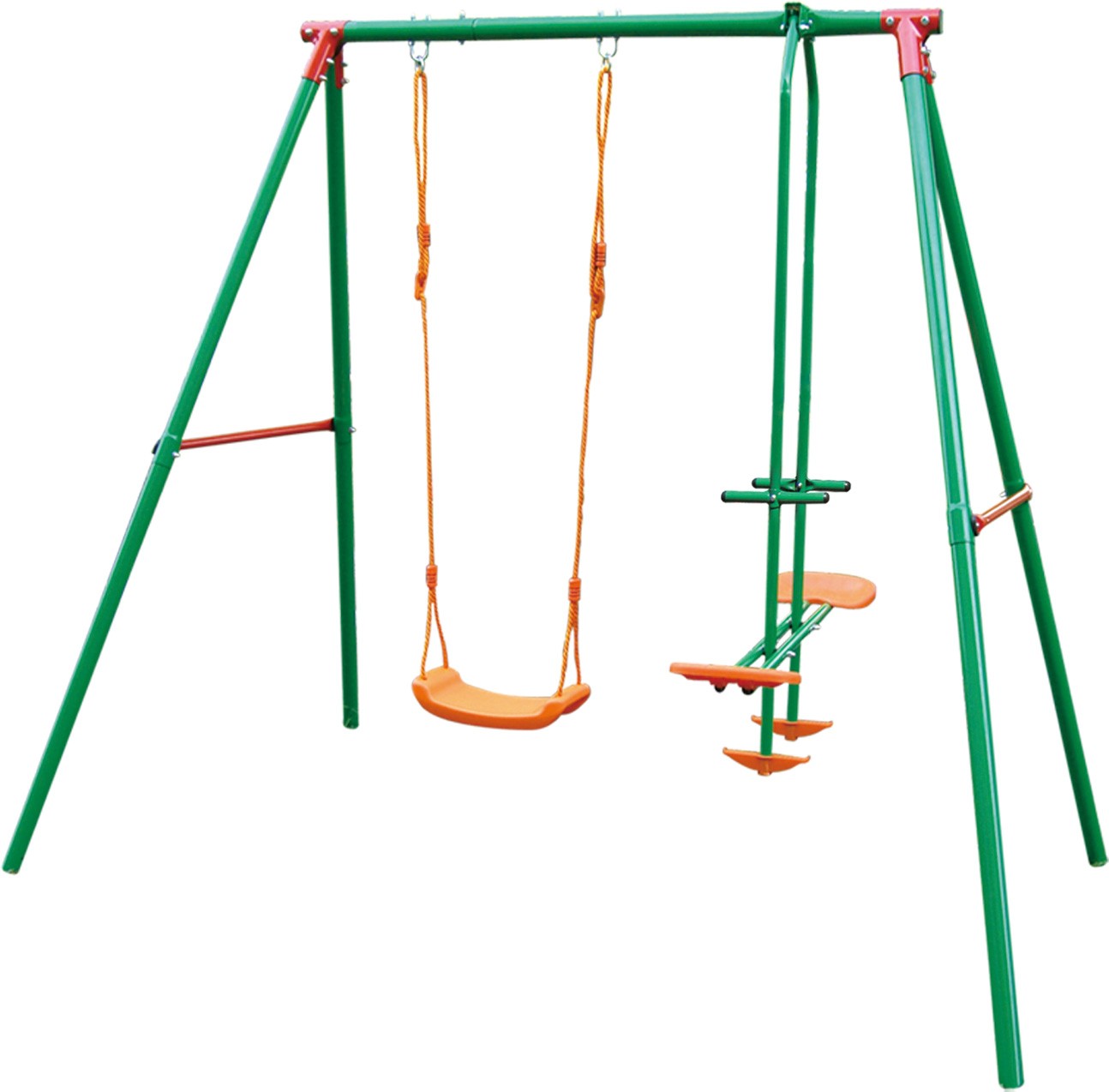 Altalena a 2 tiri in acciaio verniciato Mod. SGN-02