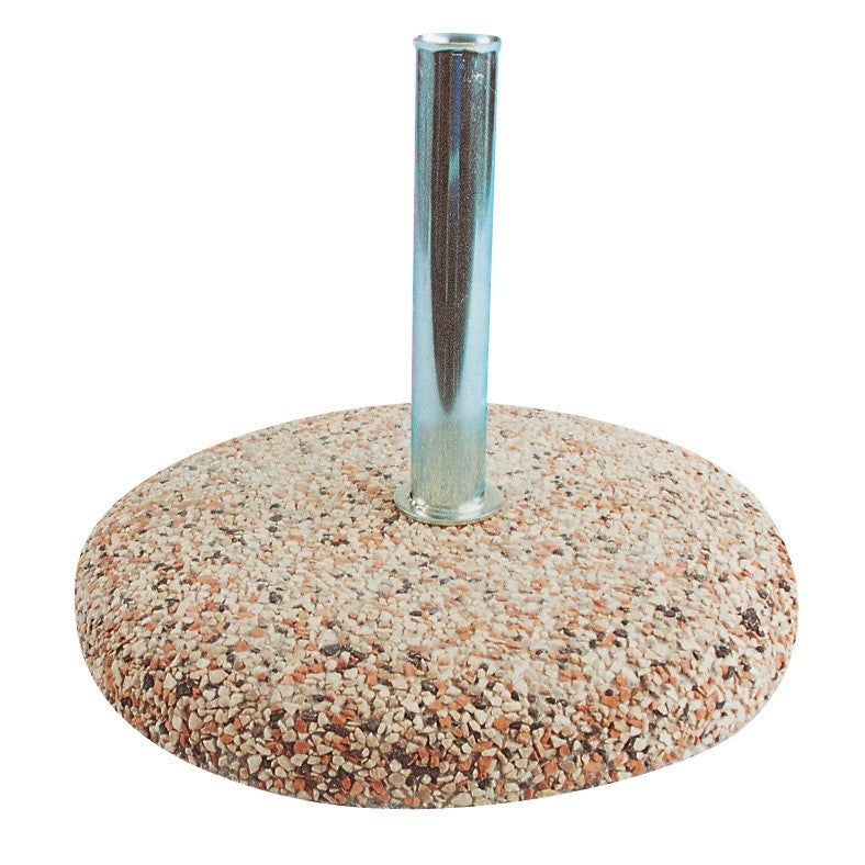 Base per ombrelloni in cemento foro interno mm 50