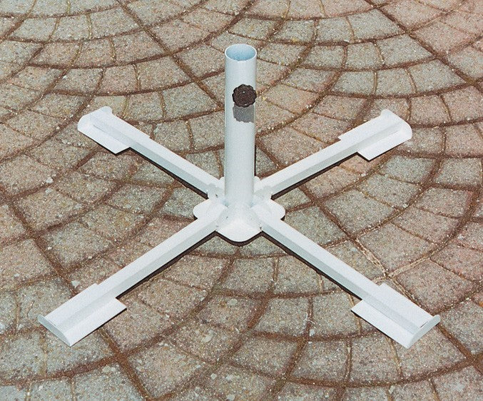 Base per ombrelloni in acciaio verniciato pieghevole