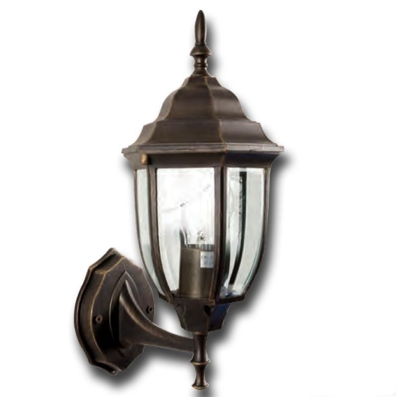 Lanterna da esterno in alluminio con braccio cm 16x19x38h Mod. Bombay