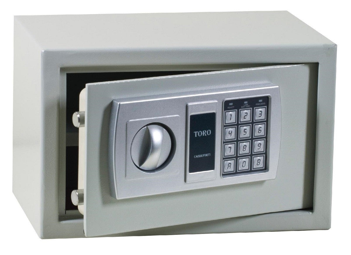 Cassaforte elettronica da mobile cm 31x20x20h spessore sportello 5 mm Mod. Hotel