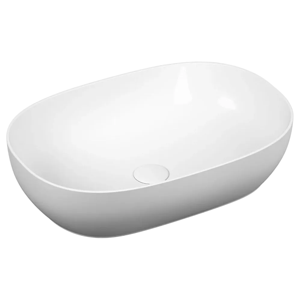VITRA Lavabo Ovale da Appoggio Serie Outline Modello Catino Oval - 60cm Cod. 5995B - Vari Colori