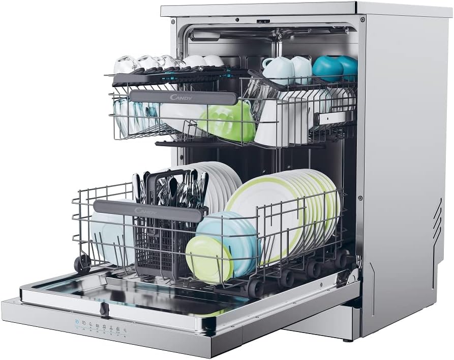 Lavastoviglie Libera Installazione Candy RapidÓ CF 4C6F0X 14 coperti Classe C