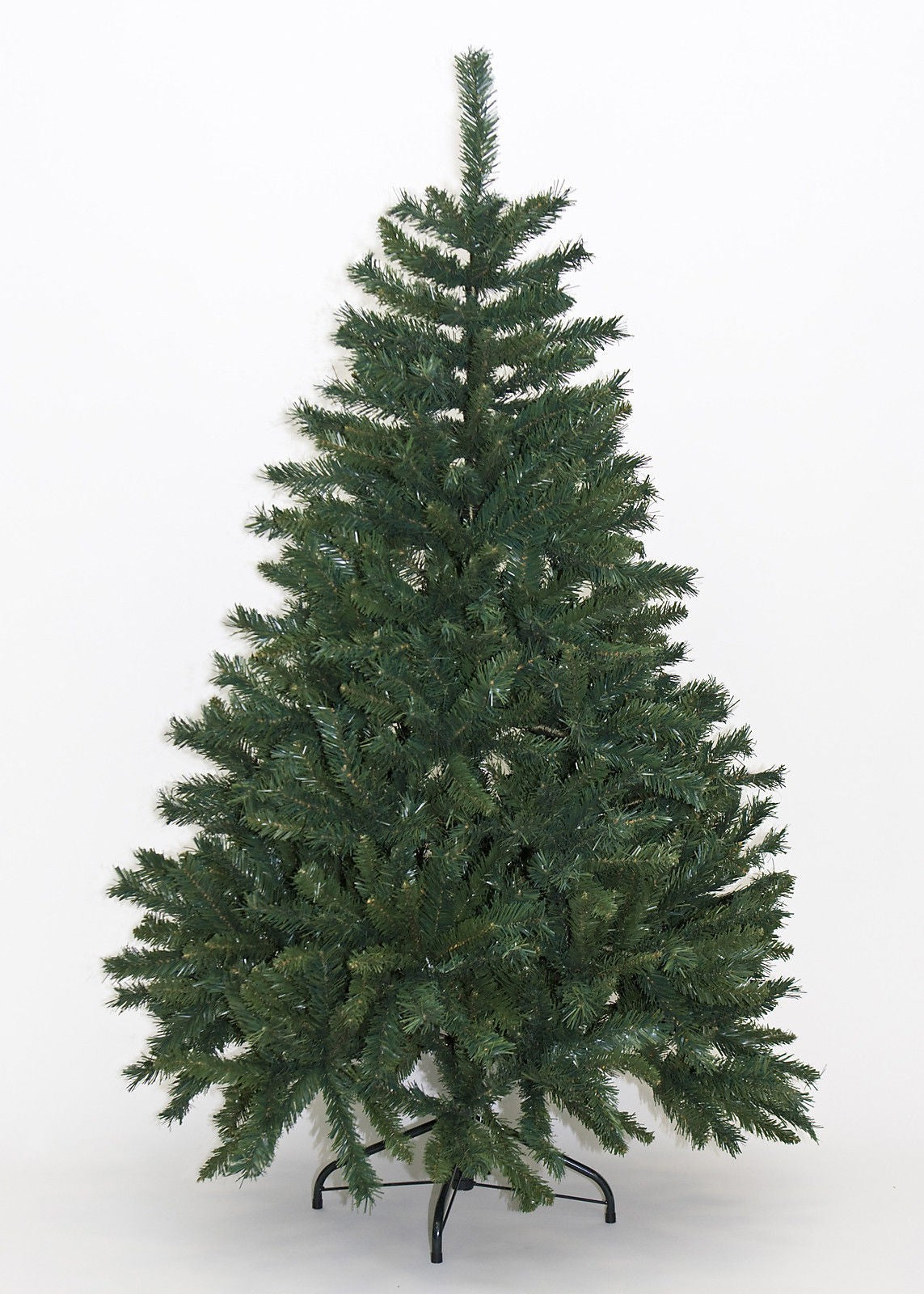 Albero di natale artificiale abete ecologico altezza 210 cm colore verde Mod. Alpino