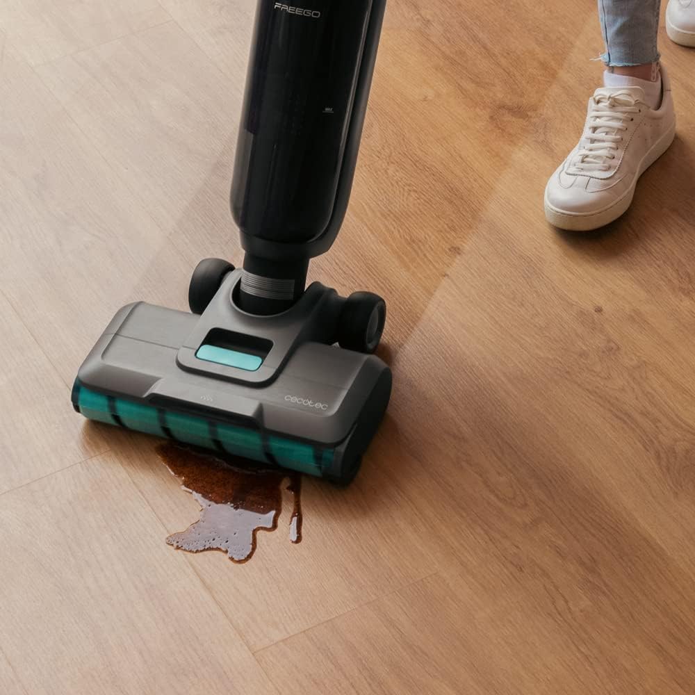 Lavapavimenti 2in1 Senza Filo Cecotec FreeGo Wash&Vacuum 250W 700ml Nero