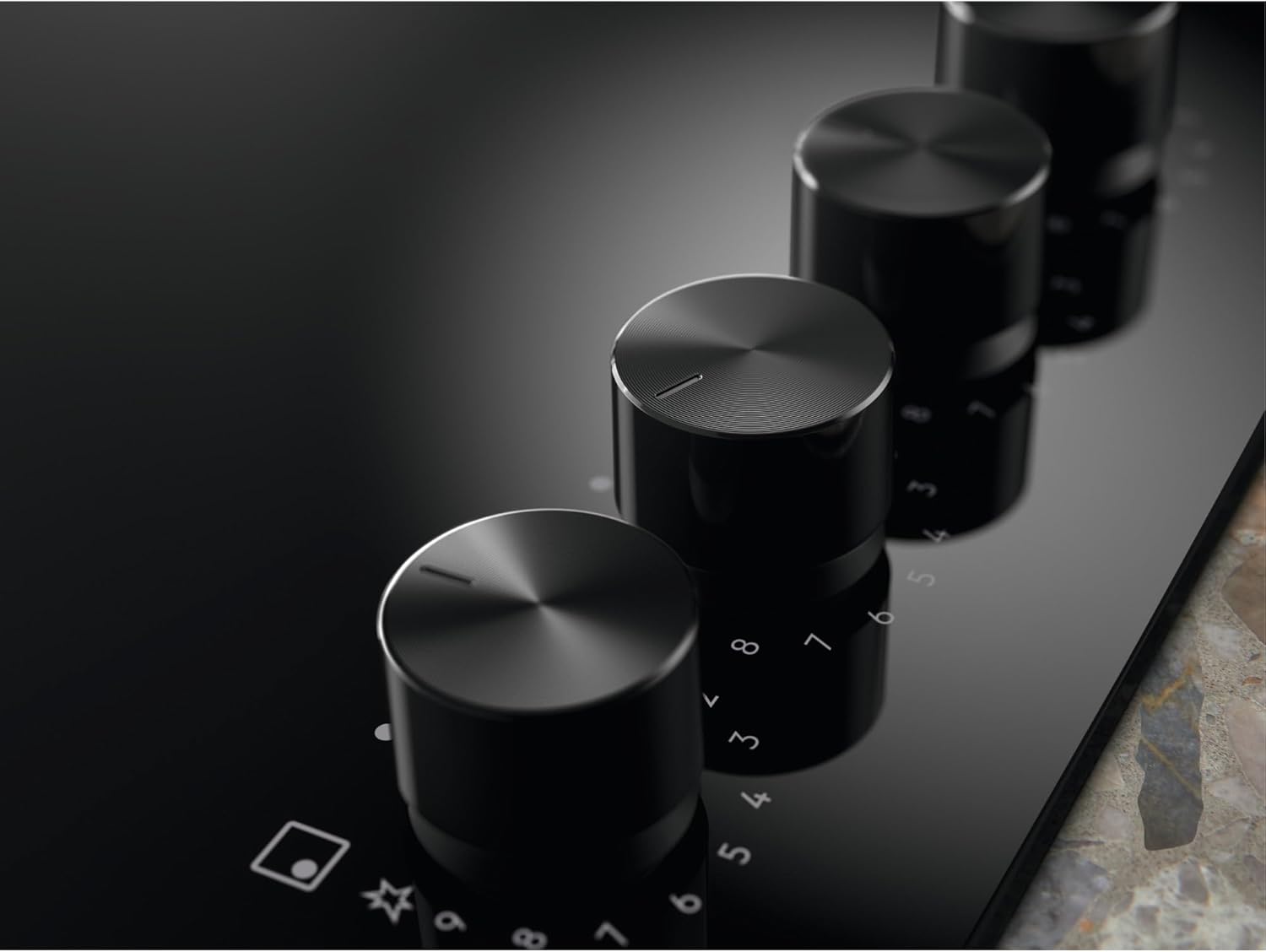 Piano Cottura a Gas Da Incasso Gas on Glass Electrolux EGG64272K Nero 60 cm 4 Fornello(i)