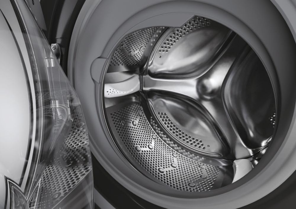 Lavatrice Libera Installazione Caricamento Frontale Candy Ultra Hygiene HES12104TWMBB6-S 10 kg 1200 Giri/min Nero Classe A