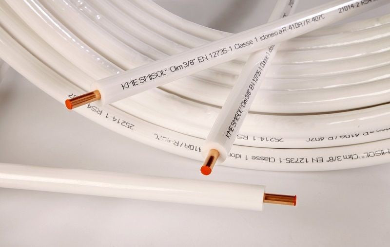 Tubo rame per climatizzazione 50 mt da 1/4" spessore 0,8 mm