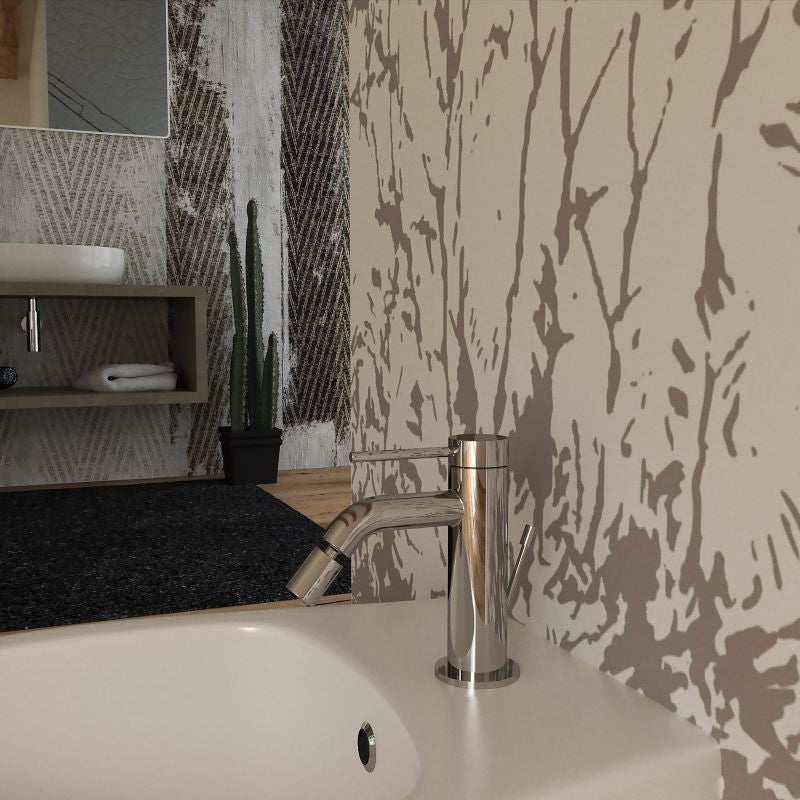 Miscelatore Bidet Con Piletta Di Scarico - Aeratore Orientabile Ercos/Ponsi Serie VIKTOR