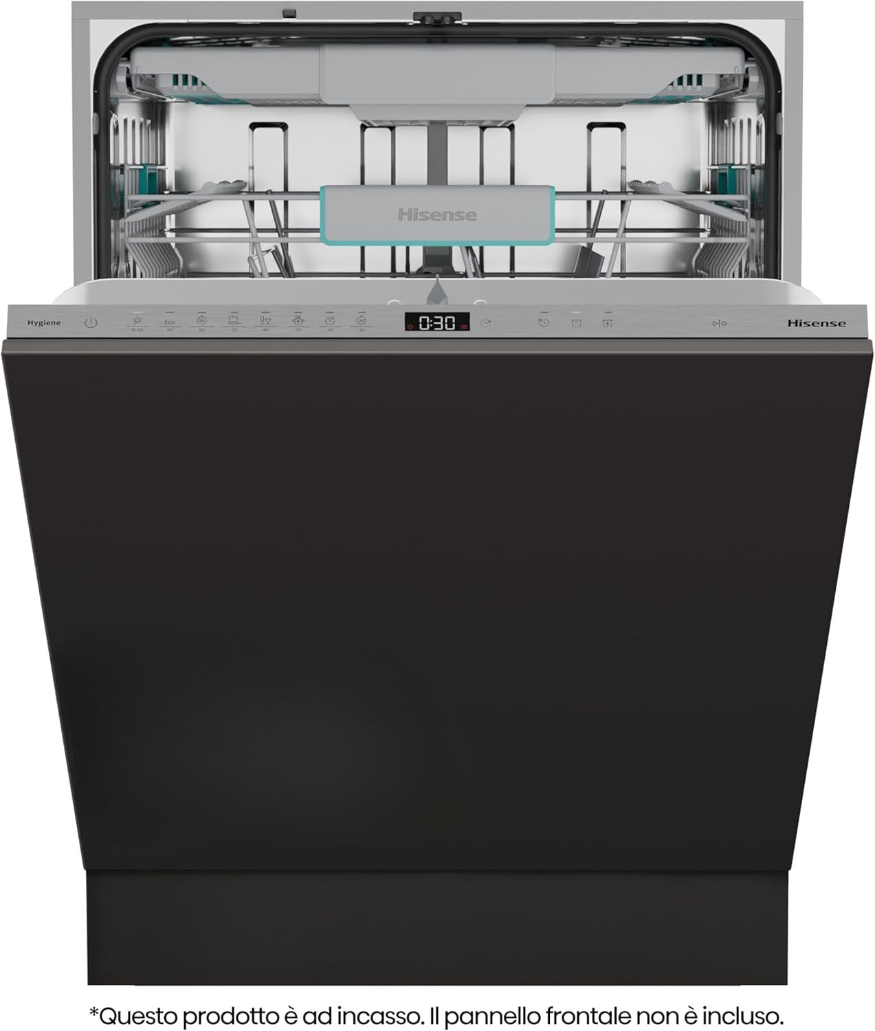Lavastoviglie Da Incasso a Scomparsa Totale Hisense HV16A 16 coperti Classe A