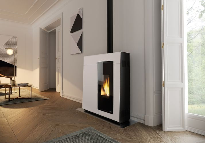 Stufa a Pellet ad Aria Palazzetti Ecofire Michelle US 8 Kw - Vari Colori