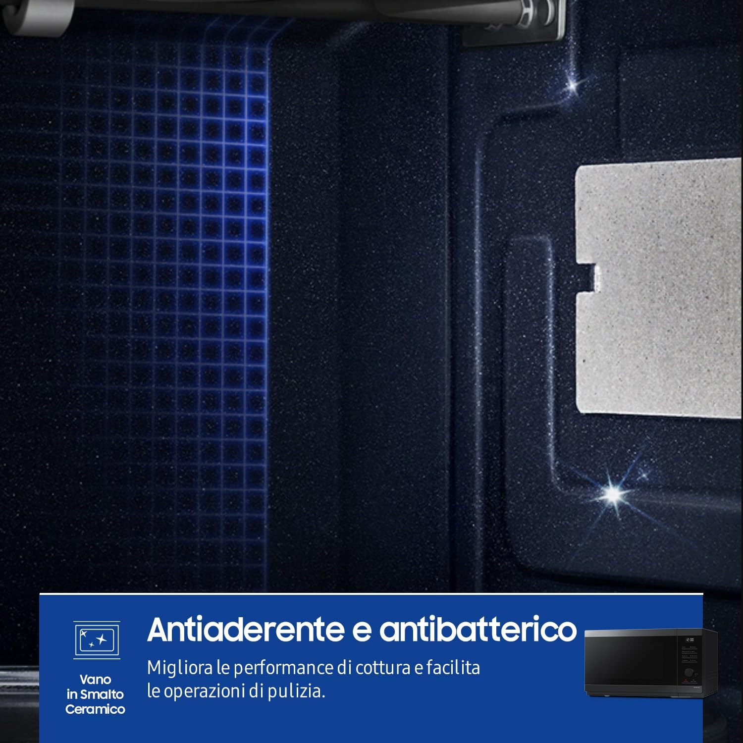 Microonde Grill Libera Installazione Samsung MG32DG4524CG Nero, Acciaio inox 900 W(32Lt)